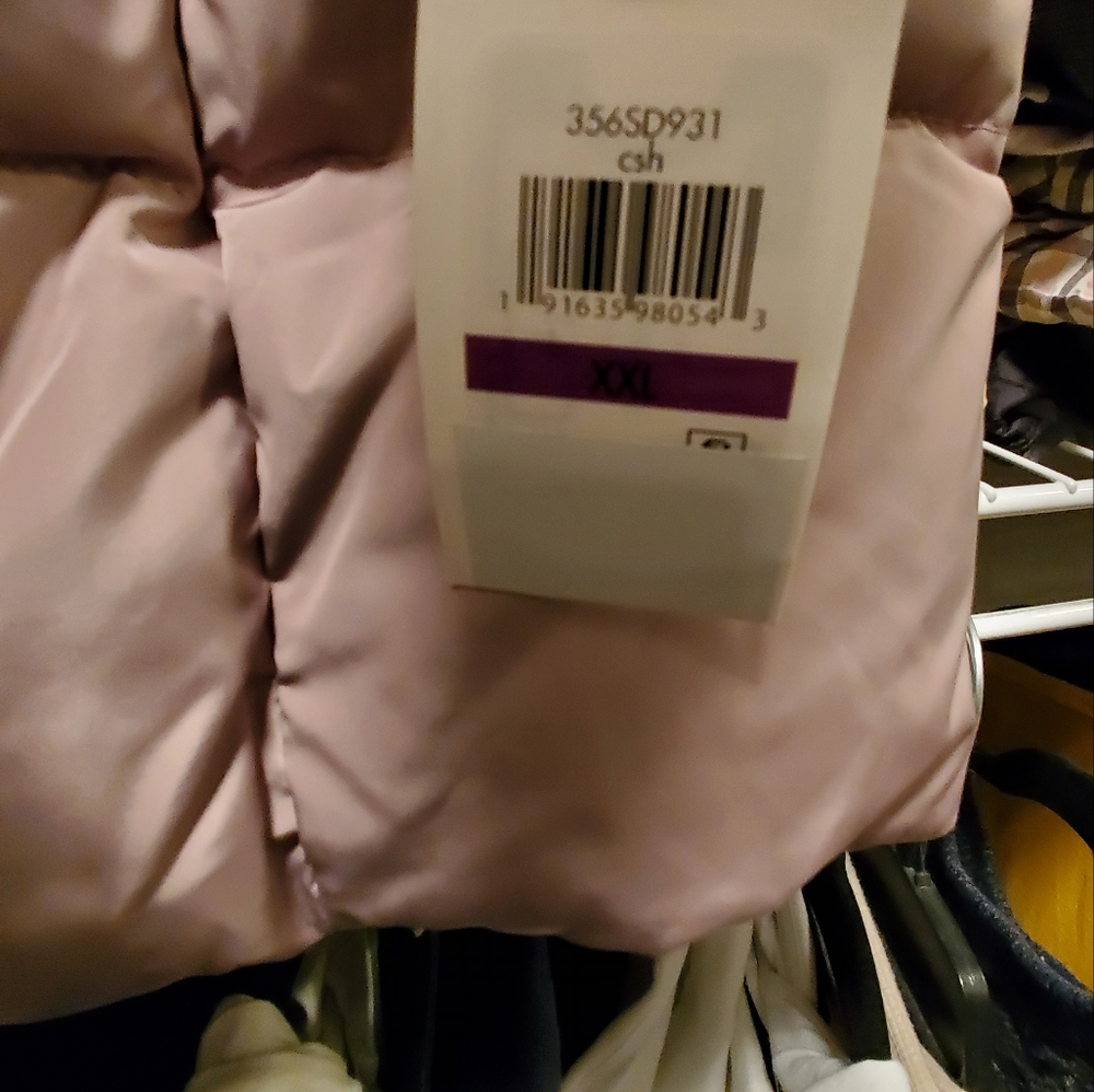 Cole Haan Bib Insert Down Coat - Picture 6 of 6